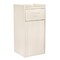Alpine Industries White 40 Gallon Wood Receptacle Enclosure with Drop Hole and Tray Shelf ALP476-WHI - alternate 4